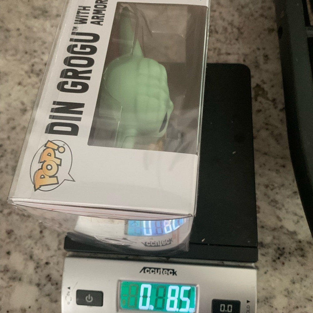 Funko Pop! Star Wars Din Grogu Bobblehead w/ Armor in Pop Protector #712, [New] - Picture 7 of 7
